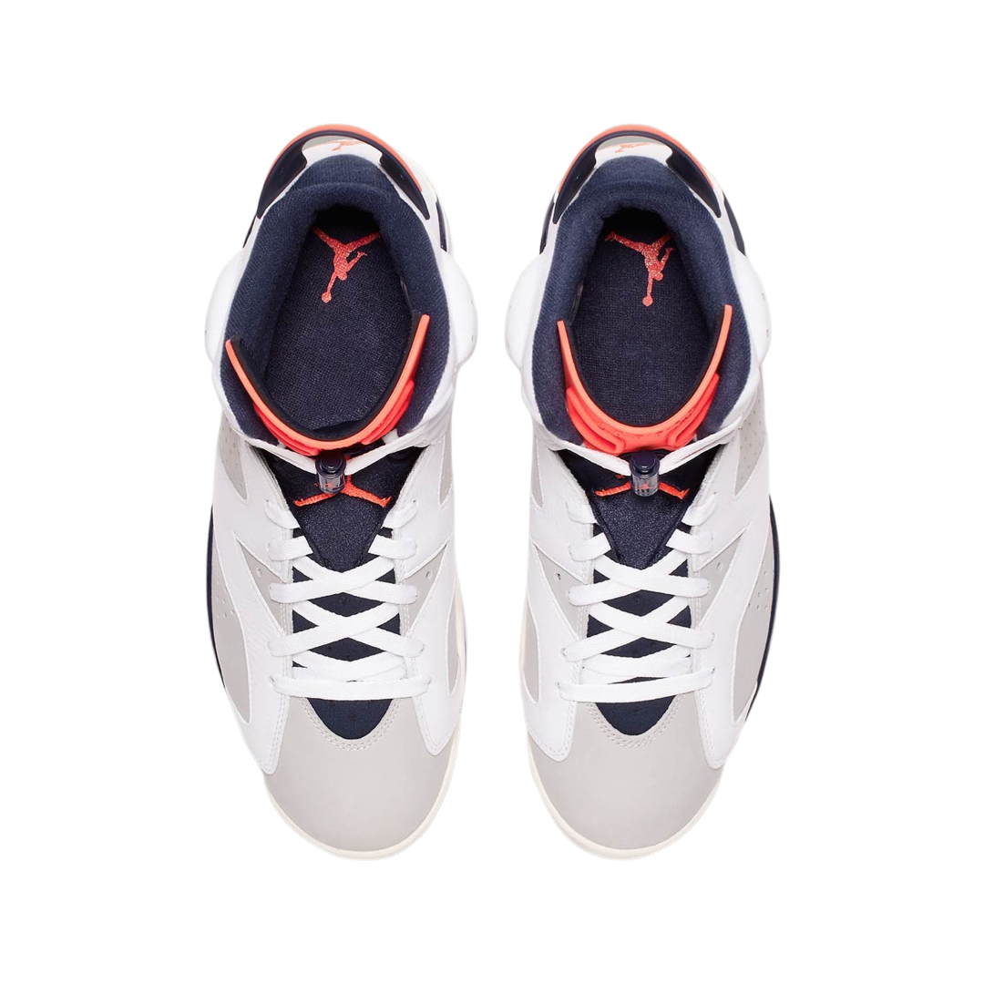 Air Jordan 6 Retro Tinker White Infrared 23 Black Neutral Grey Basketball Shoes - Men's Sneakers for Streetwear & Casual Style