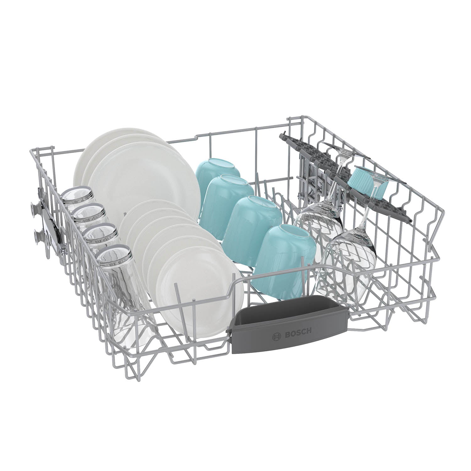 Bosch 24 Inch Smart Dishwasher with Stainless Steel Anti-Fingerprint Finish, Home Connect & Third Rack - SHE5AE75N | Perfect for Modern Kitchens & Large Families