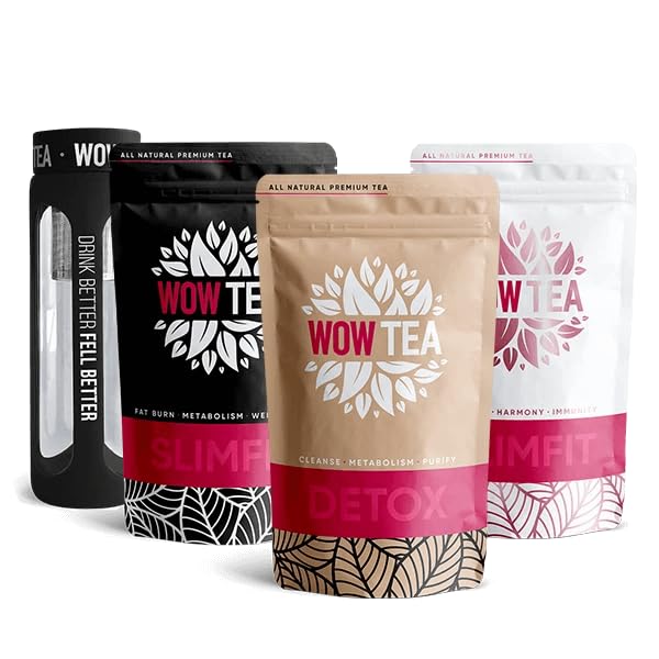 WOW TEA: Complete Tea Replacement Set - Premium Loose Leaf Tea Collection for Home & Office Brewing