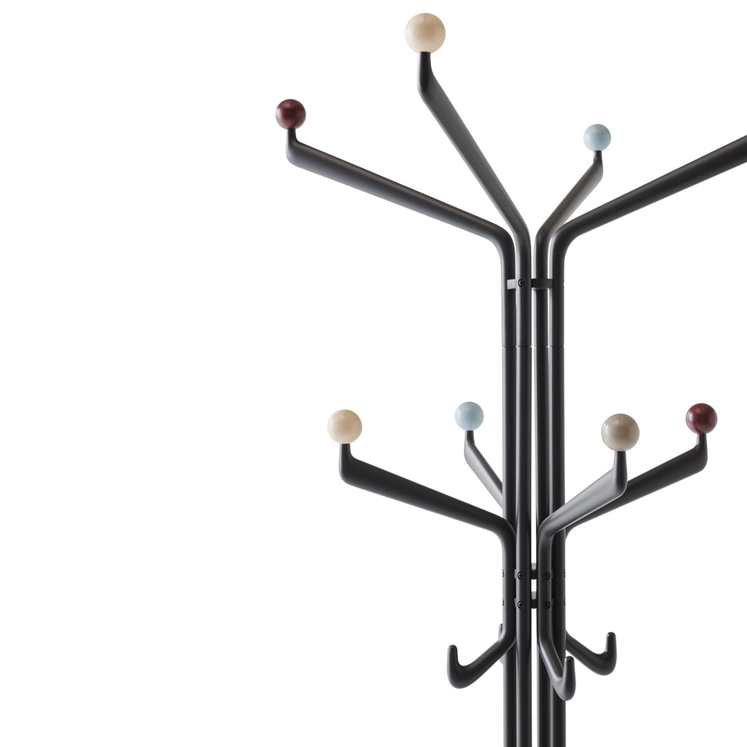 SC77 Modern Coat Stand with Hooks - Stylish Entryway Organizer for Jackets, Hats & Bags | Perfect for Home, Office & Dorm Room Decor