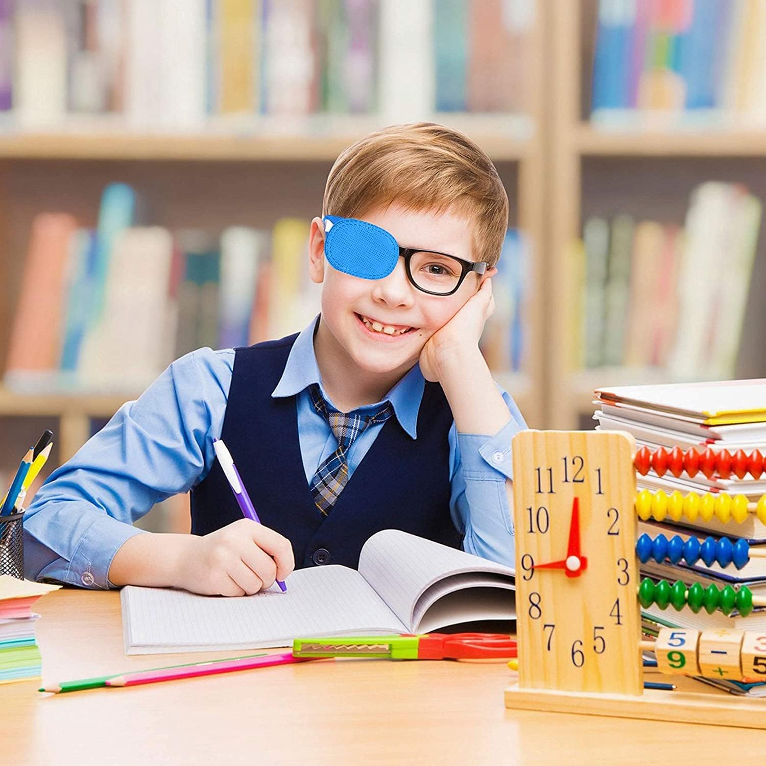 Bhavya Optic® Amblyopia Eye Patch for Kids & Adults - 4 Pack - Strabismus & Lazy Eye Treatment - Perfect for Daily Use, School, and Therapy Sessions