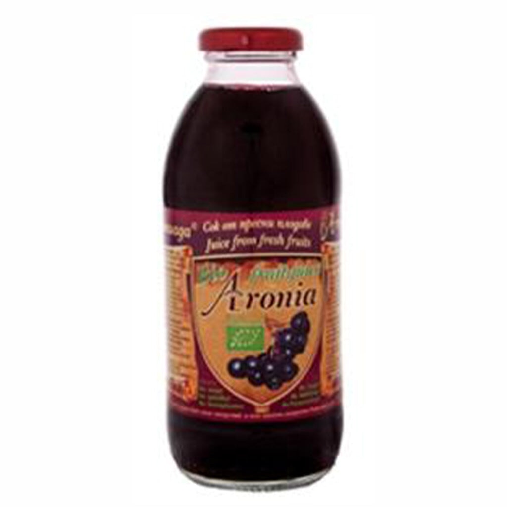 Organic Aronia Juice - Antioxidant-Rich Superfood Drink for Immune Support & Heart Health - Perfect for Smoothies, Detox & Daily Wellness Boost