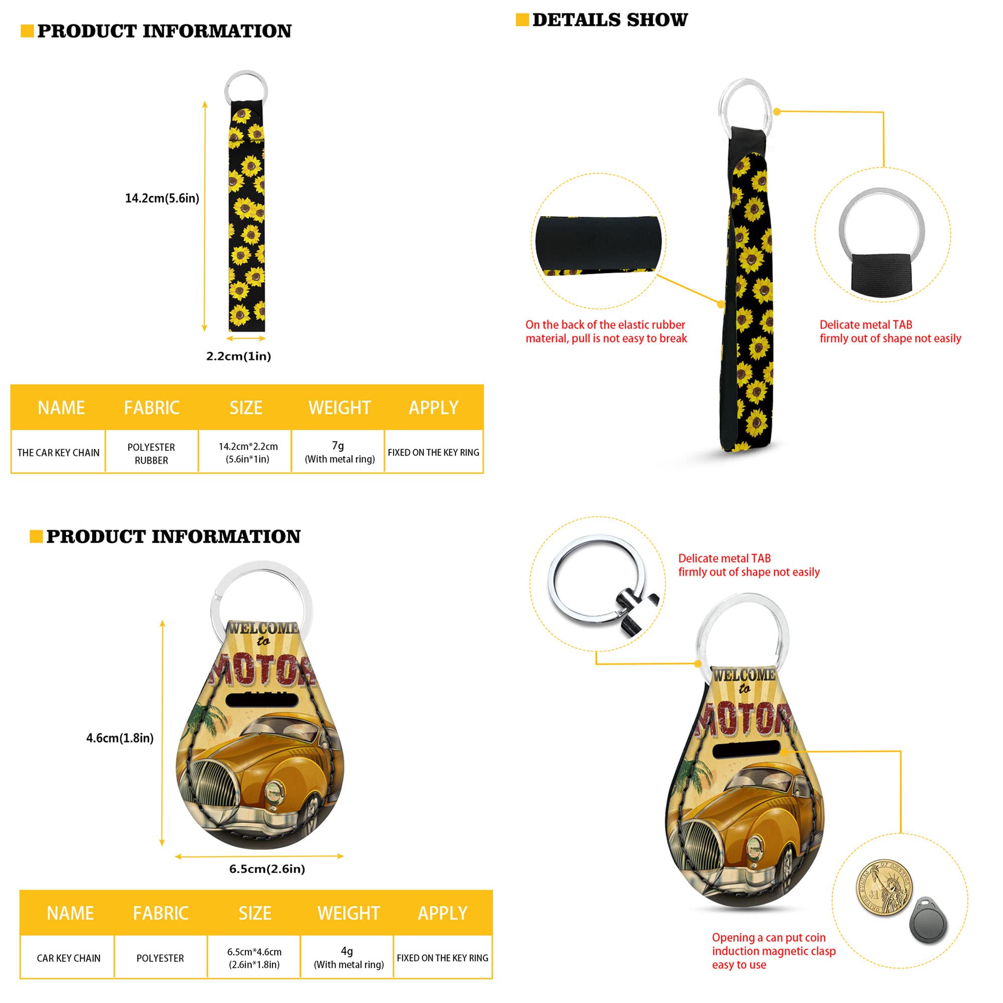 Brown Cow Print Car Accessories Set - 18pcs for Steering Wheel & Seat Covers - Perfect for Country Style Vehicles