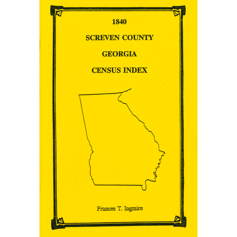 1840 Screven County, Georgia Census Index - Genealogy Records & Family History Research for Ancestry Search