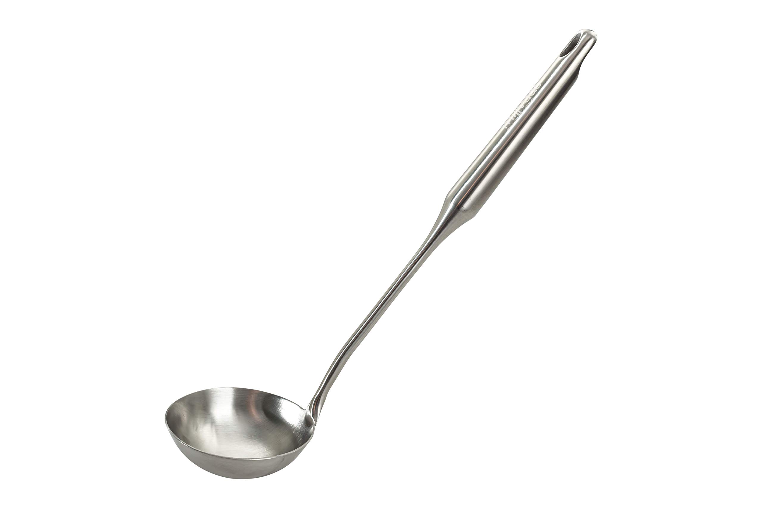 Stainless Steel Soup Ladle - 15 Inch Durable Metal Serving Spoon for Cooking, Soup, Stew & Pasta - Dishwasher Safe Kitchen Utensil for Restaurants, Home & Catering