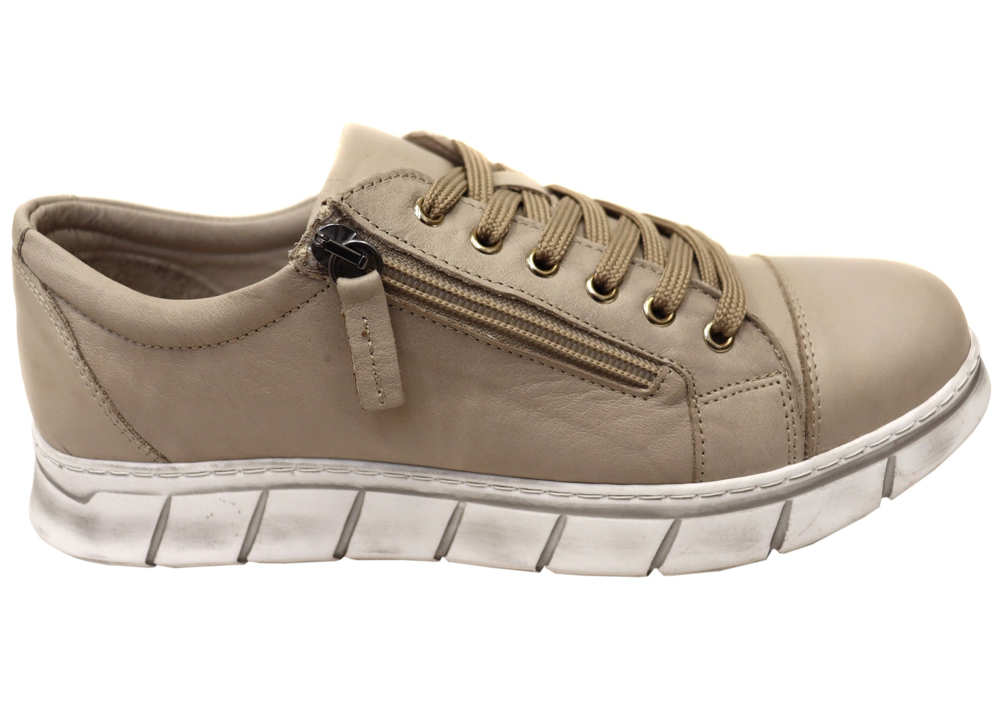 Comfortable Women's Leather Casual Shoes - European Style for Everyday Wear | Perfect for Walking, Travel & Office Use