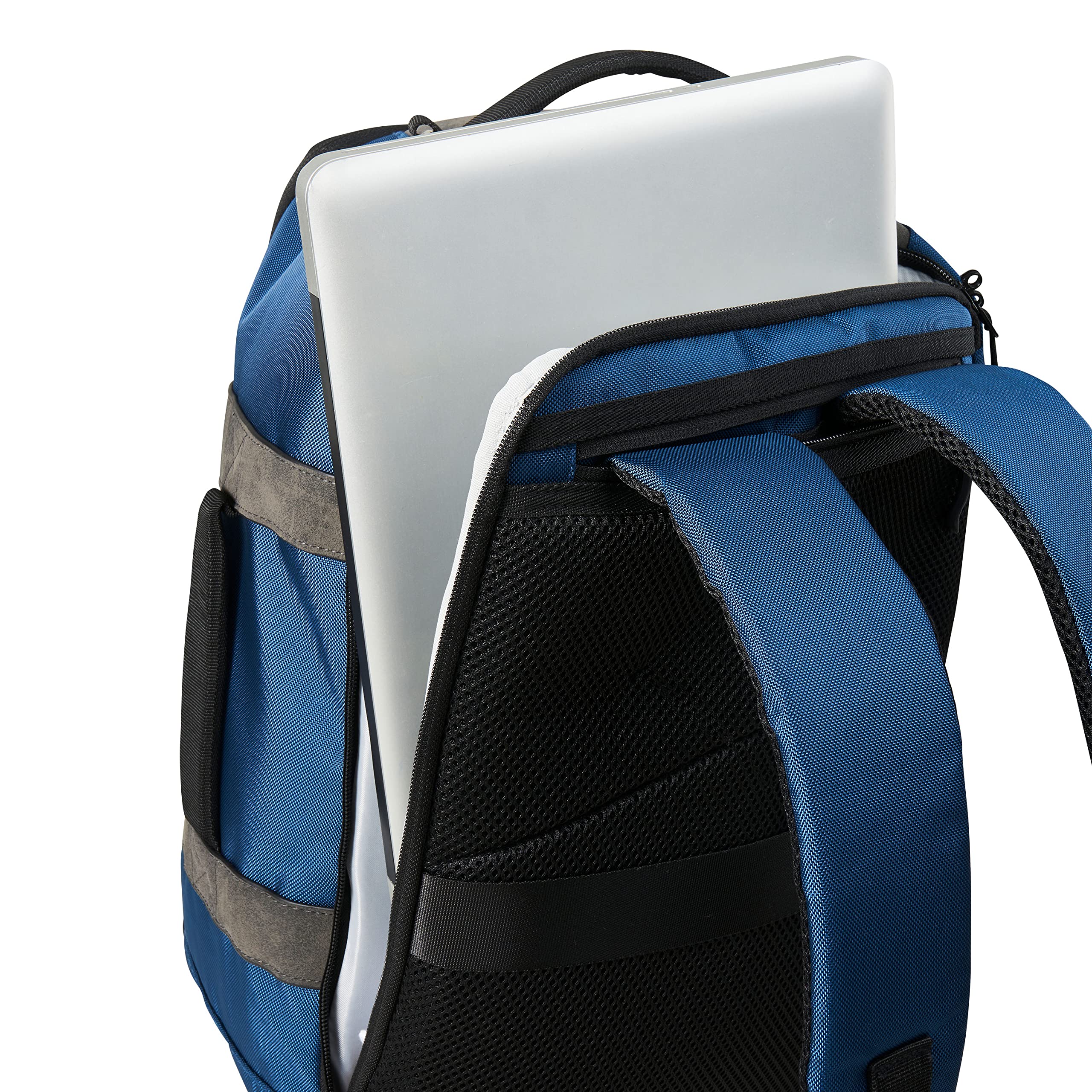 Manhattan XL 16x10x8 Inch Travel Backpack - USB Charging Port, Underseat Carry-On Luggage & Laptop Backpack for Men & Women (Blue) - Perfect for Air Travel, Business Trips & Daily Commute