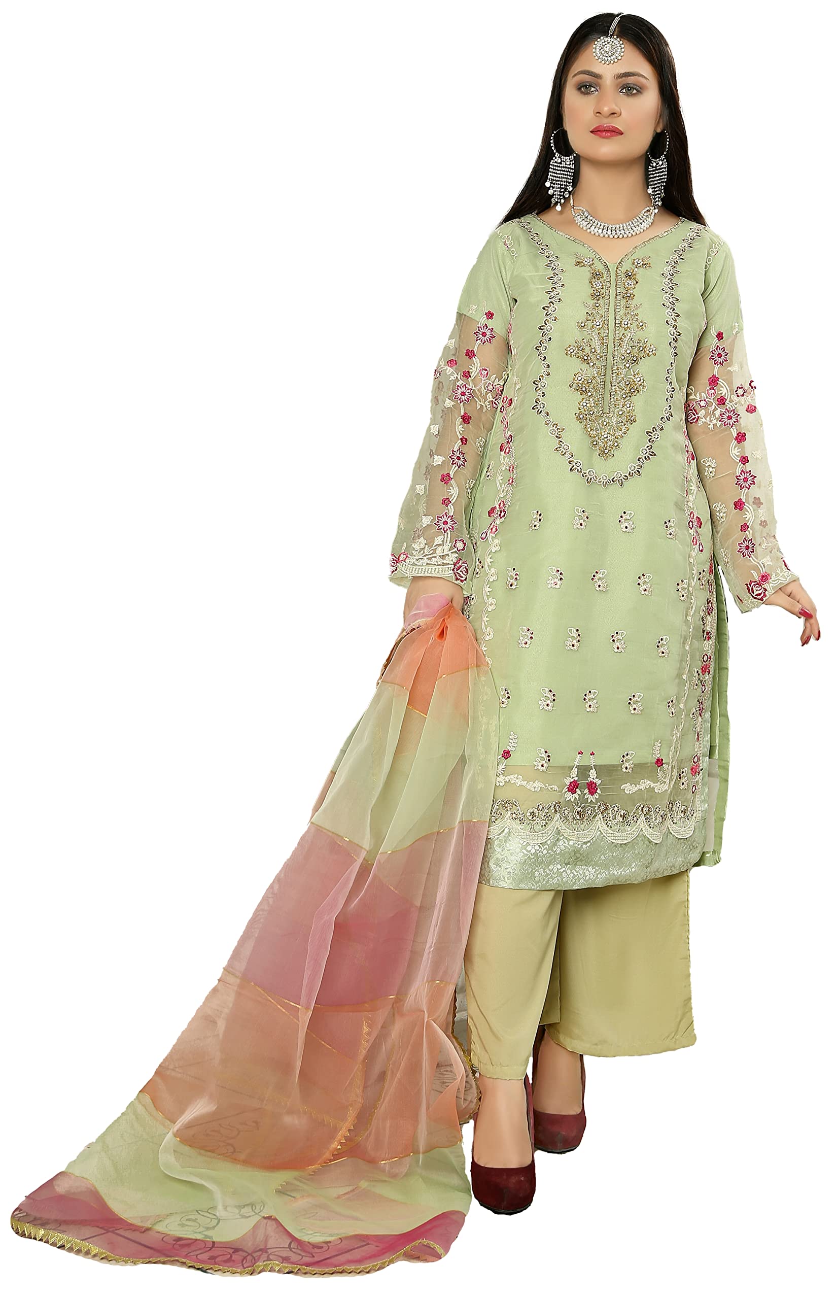 IshDeena Indian Dresses for Women | Pakistani Formal Wedding Outfits | Party Wear Suits | Elegant Ethnic Attire for Weddings, Festivals & Special Occasions