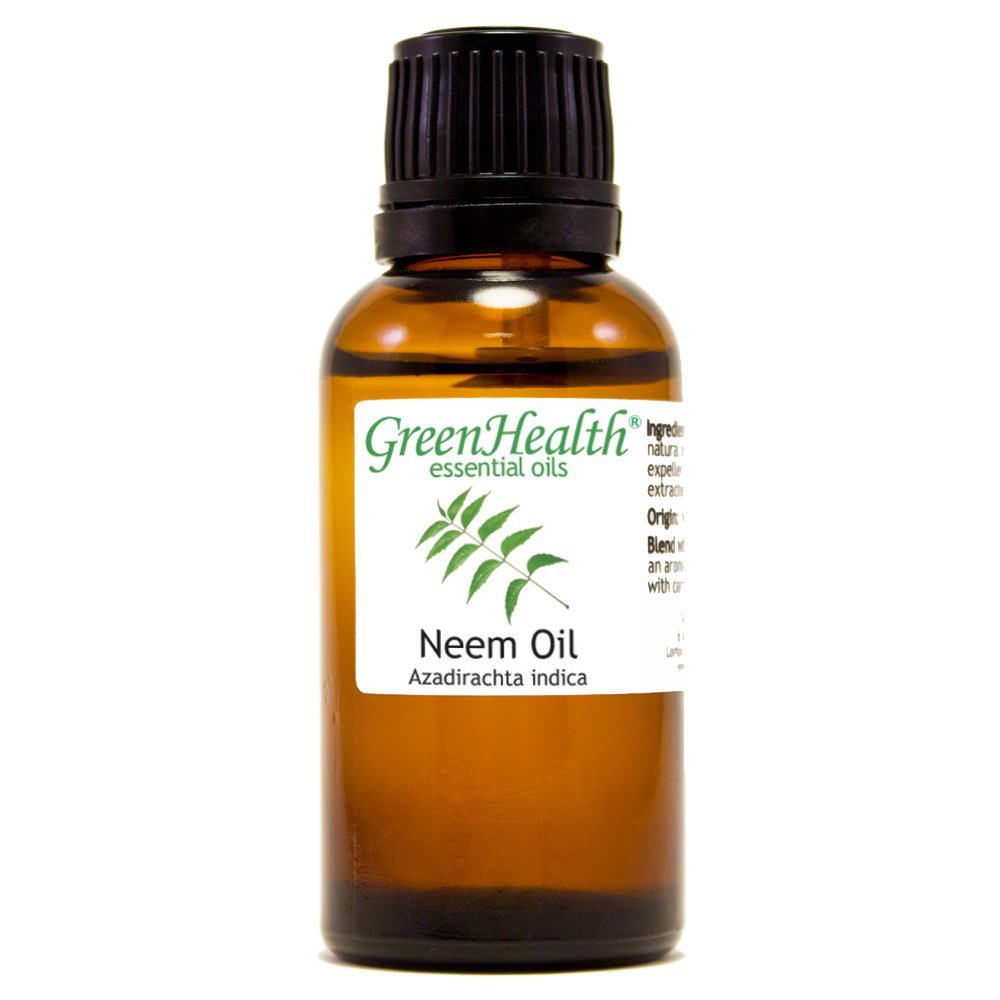 GreenHealth 100% Pure Neem Oil - 1oz Bottle for Organic Gardening, Pest Control & Skin Care | Natural Plant Protection & DIY Beauty Solution