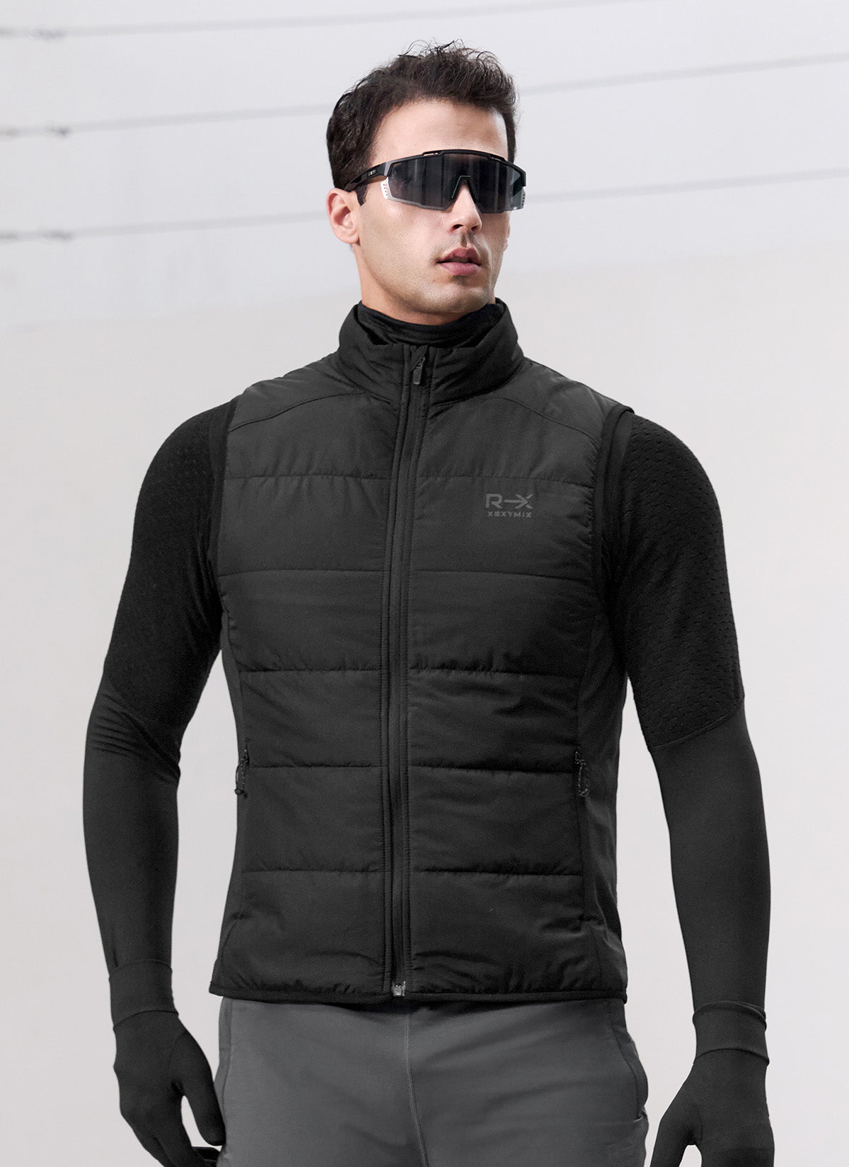 Men's Lightweight Padded Vest for Outdoor Activities - RX Comfortable & Stylish Jacket for Hiking, Running & Casual Wear
