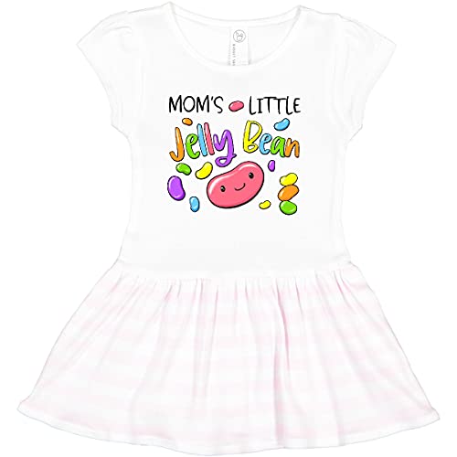 Inktastic Mom's Little Jellybean Cute Easter Candy Toddler Dress - Adorable Spring Outfit for Baby Girls, Easter Sunday Church, Family Photos & Holiday Celebrations