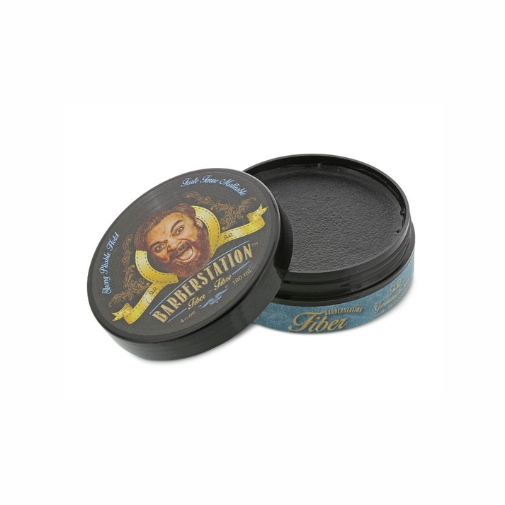 Barberstation Fiber Ointment - Professional Hair Styling Wax for Men | Strong Hold & Natural Shine | Perfect for Salon, Home Grooming & Styling
