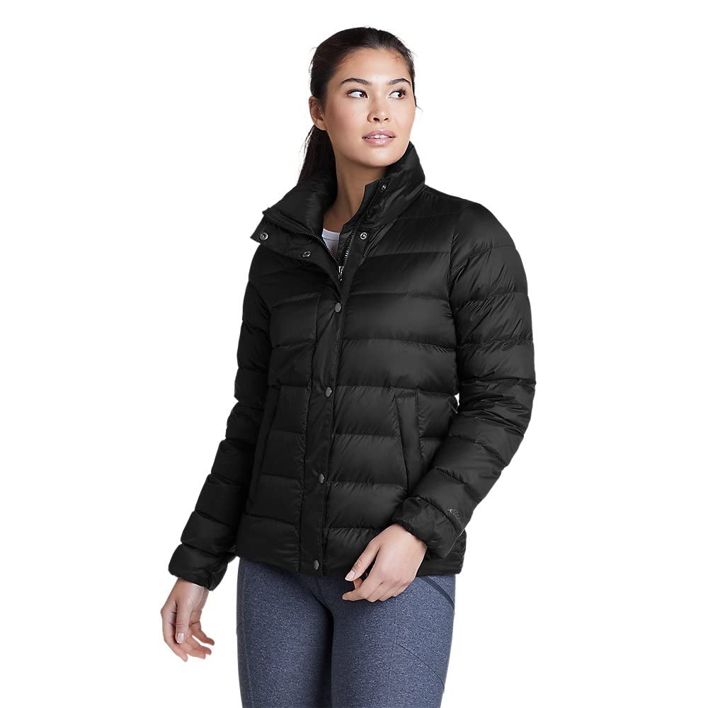 Eddie Bauer Women's StratusTherm Down Jacket - Lightweight Warm Winter Coat, Water-Resistant, Packable for Travel & Outdoor Activities