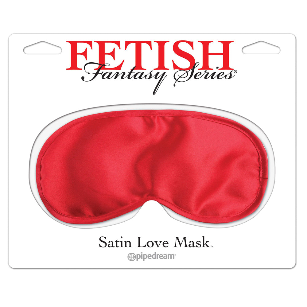 Fetish Fantasy Series Satin Love Mask - Elegant Blindfold for Sensual Play, BDSM, and Romantic Roleplay - Perfect for Couples, Spice Up Your Intimate Moments