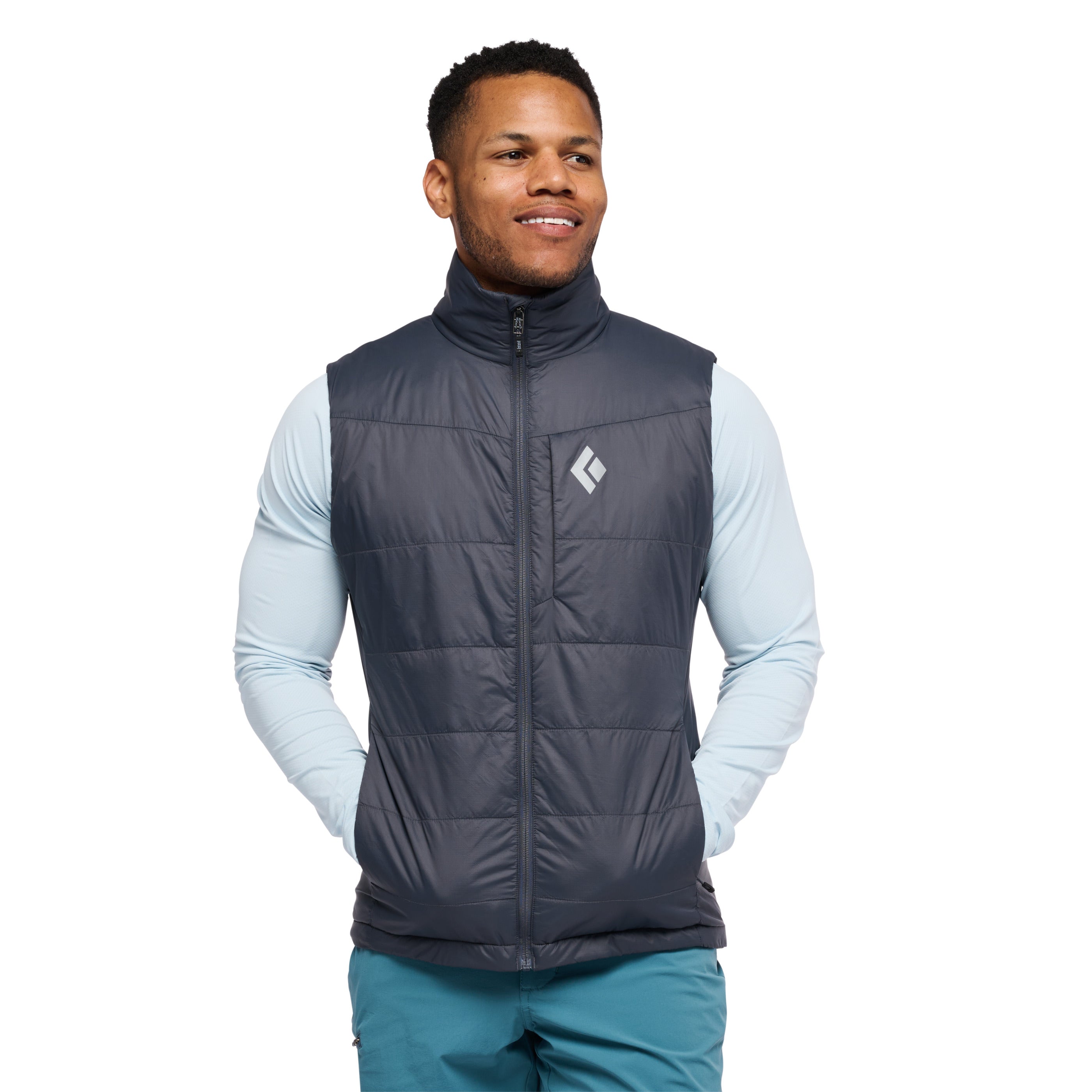 Men's Lightweight Waterproof Hiking Vest - Breathable Outdoor Running Jacket for Men - Perfect for Hiking, Camping & Travel Adventures