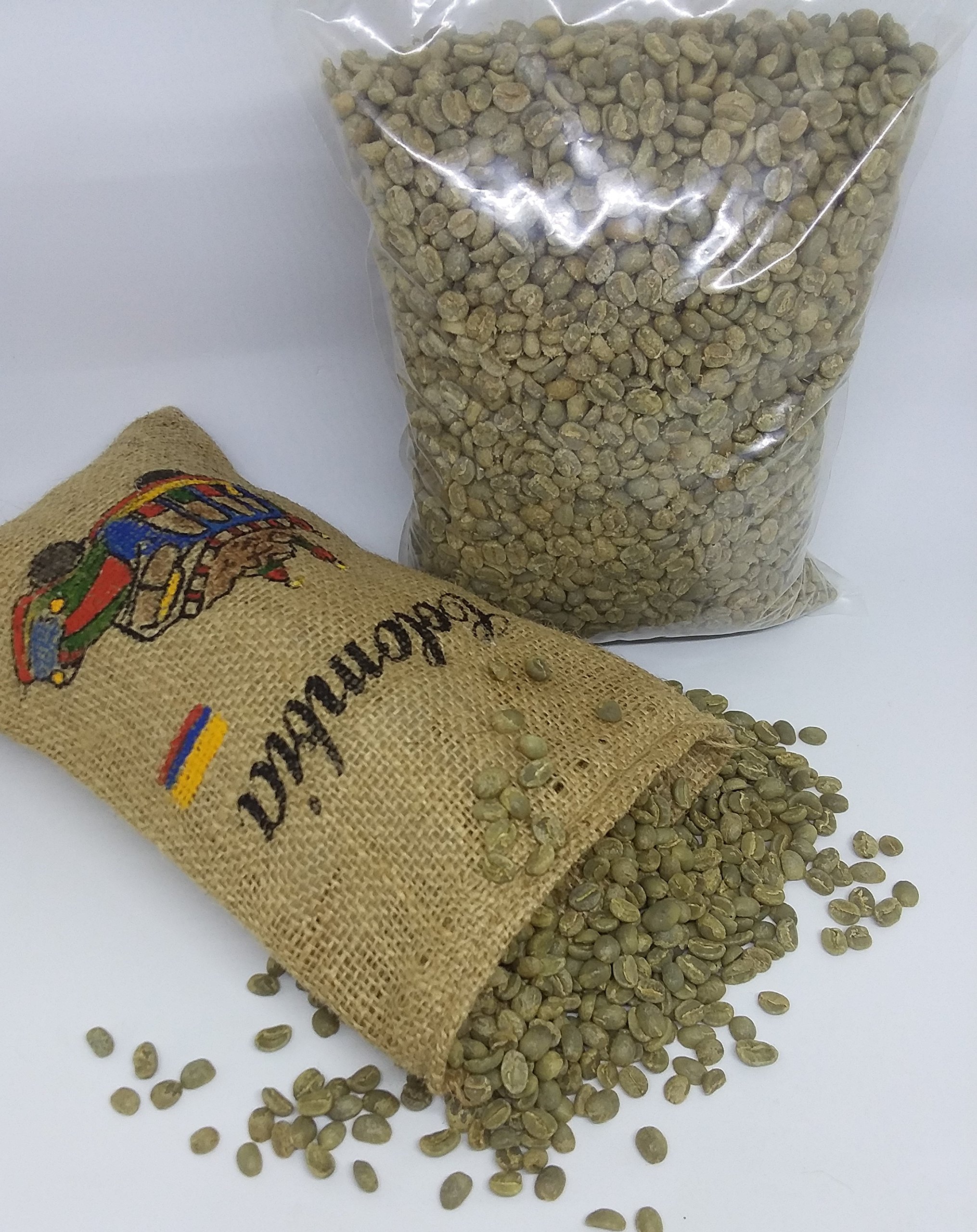 Premium Raw Unroasted Arabica Green Coffee Beans from Farm La Compañia - 10 lb Bulk for Home Roasting, Cold Brew & Specialty Coffee Making - Perfect for Coffee Enthusiasts & Small Businesses