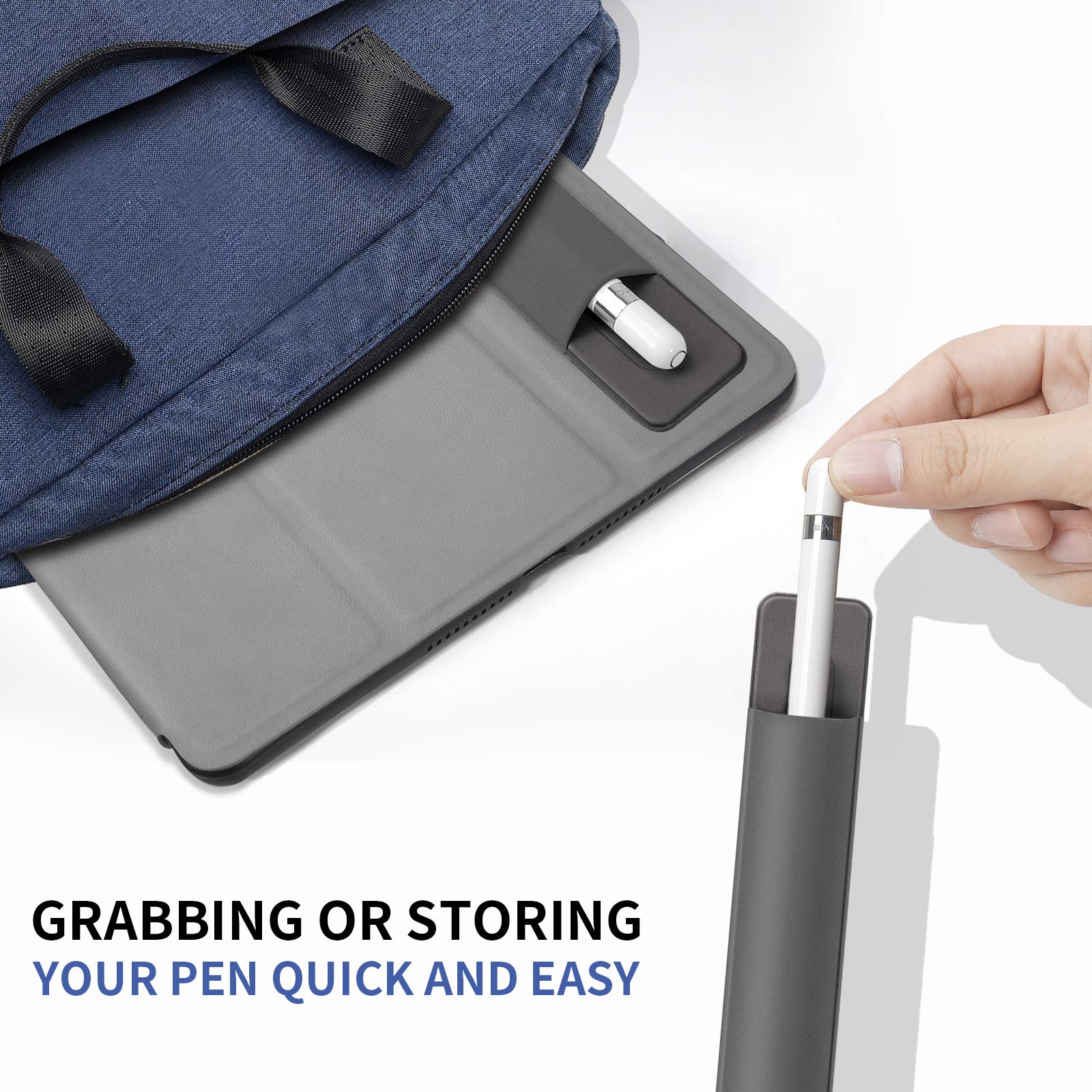 2 Pack Apple Pencil Holder Sleeve for 1st & 2nd Gen - Compatible with iPad Pro 11/12.9