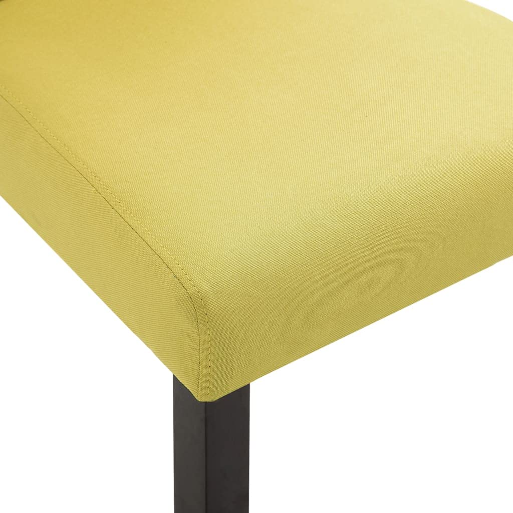 6 Pcs Green Fabric Dining Chairs - Comfortable Kitchen Chairs for Dining Room, Living Room, Bedroom, Kitchen & Restaurant Use