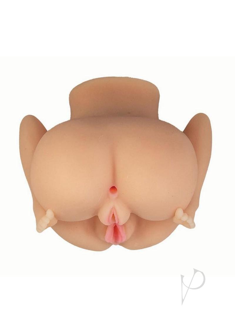 Always Horny Self-Lubricating Male Masturbator - 2 Girls & 3 Holes Design, Vanilla Scented - Perfect for Solo Pleasure & Discreet Adult Play