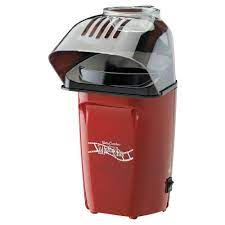 Refurbished BETTY CROCKER BC2973CR Hot Air Popcorn Maker - Home Essentials Warranty Included - Perfect for Movie Nights & Family Snack Time