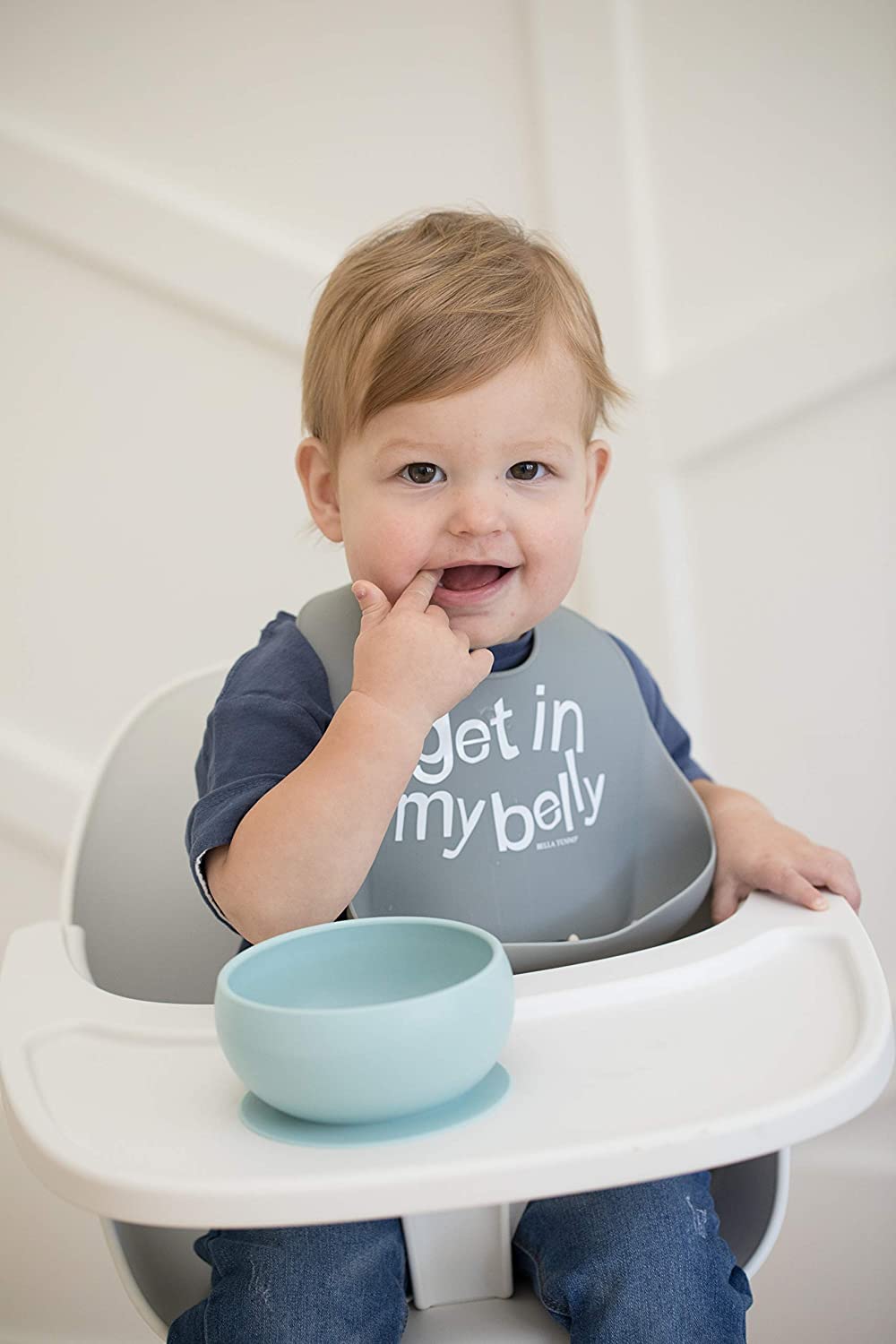 Bella Tunno Wonder Bib – Waterproof Silicone Baby Bib for Boys & Girls, BPA-Free & Non-Toxic Toddler Feeding Bib – Perfect for Mealtime, Travel, and Messy Play