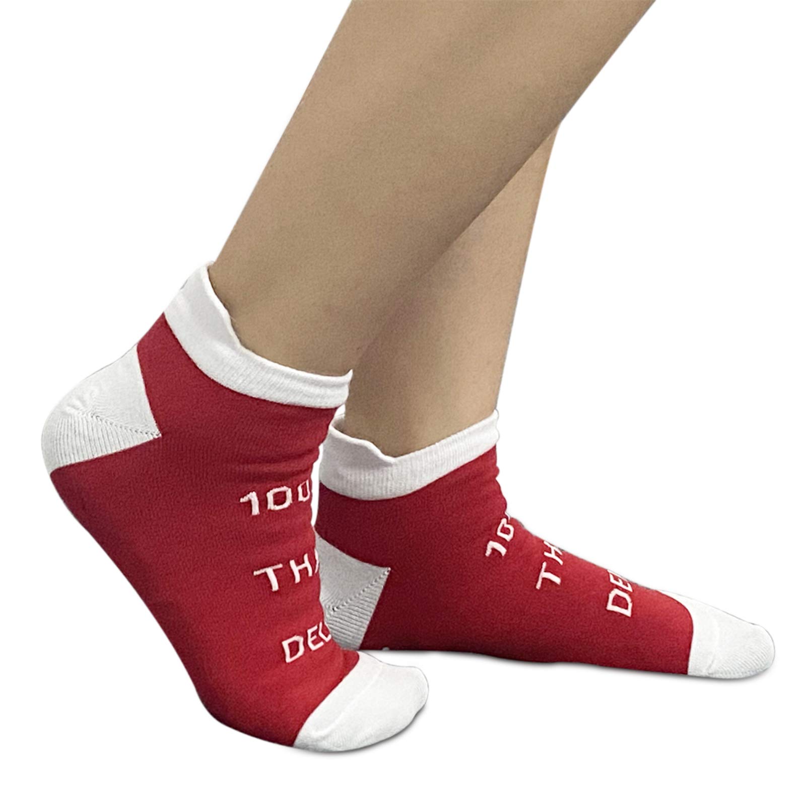 JXGZSO Sorority Socks - 100% Cotton Sisterhood Gifts for Sorority Members (Black/Red) - Perfect for Greek Life Events, Sisterhood Bonding & College Campus Fashion