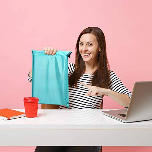 10x13 Inch Teal Poly Mailer Envelopes - Waterproof Shipping Bags for Ecommerce, Clothing & Small Packages | Perfect for Online Stores, Subscription Boxes & Mailing Lightweight Items