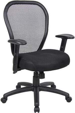 Ergonomic Boss Mesh Back Office Chair [B6608] - Breathable High Back Executive Chair with Lumbar Support for Home & Office Workspaces