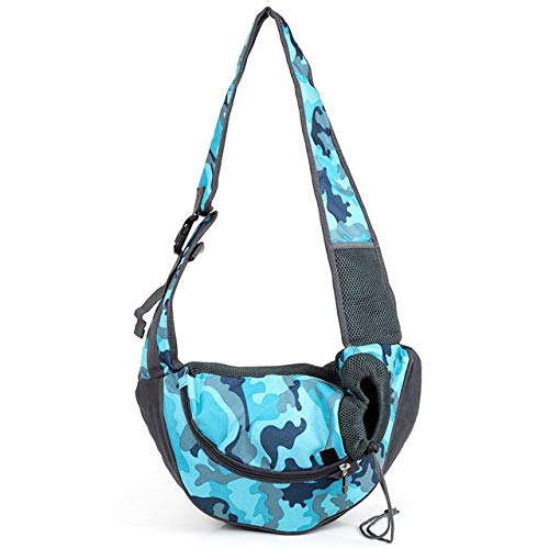 Portable Dog Carrier Bag - Lightweight Mesh Pet Shoulder Sling for Small to Medium Dogs | Travel, Hiking & Outdoor Use | Breathable Oxford Fabric Puppy Tote Pouch for Comfortable Walks, Vet Visits & Daily Errands