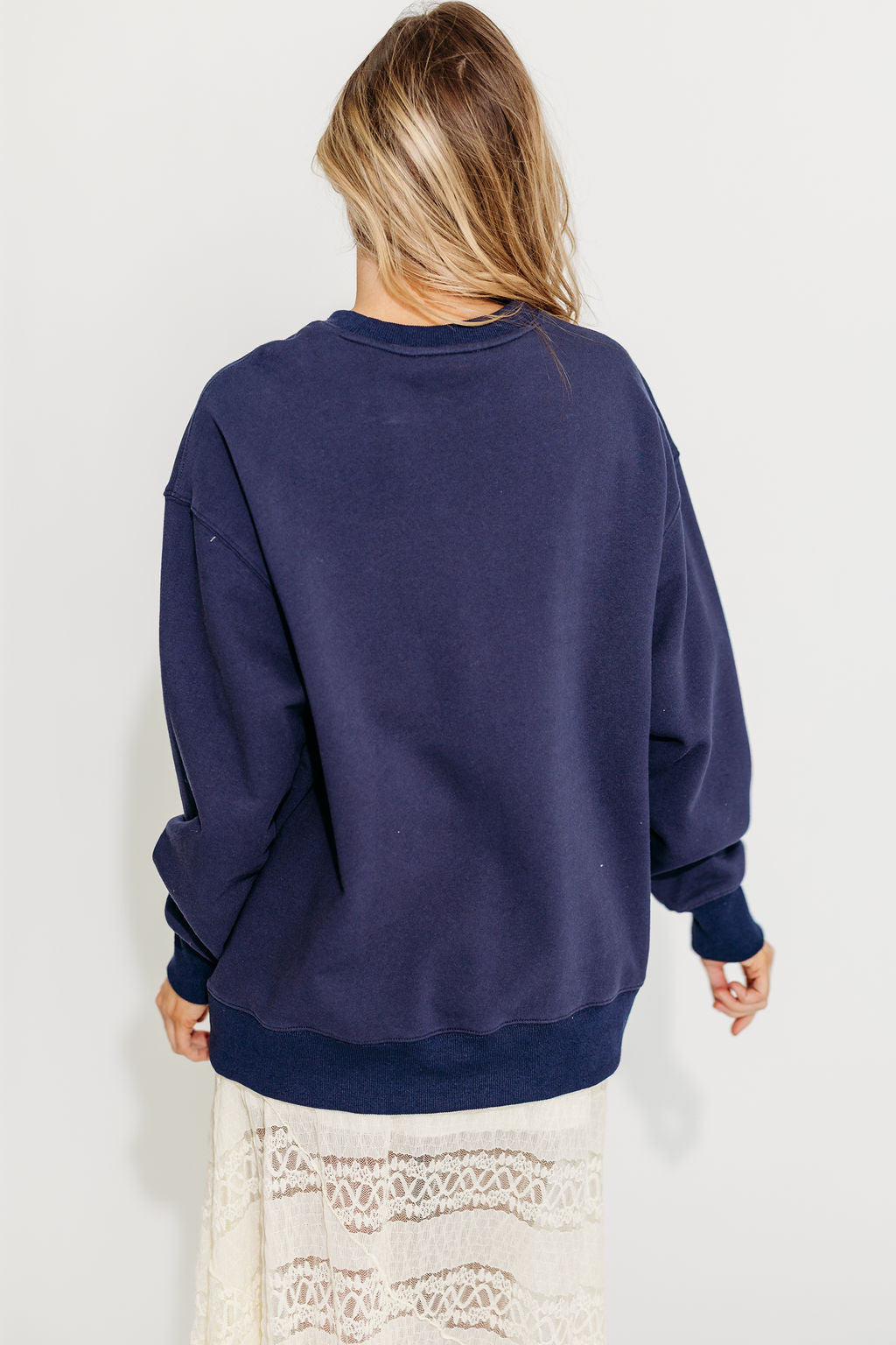 100% Cotton Terry Pullover Hoodie for Men & Women - Soft Breathable Navy Blue Sweatshirt - Perfect for Gym, Lounge & Casual Wear