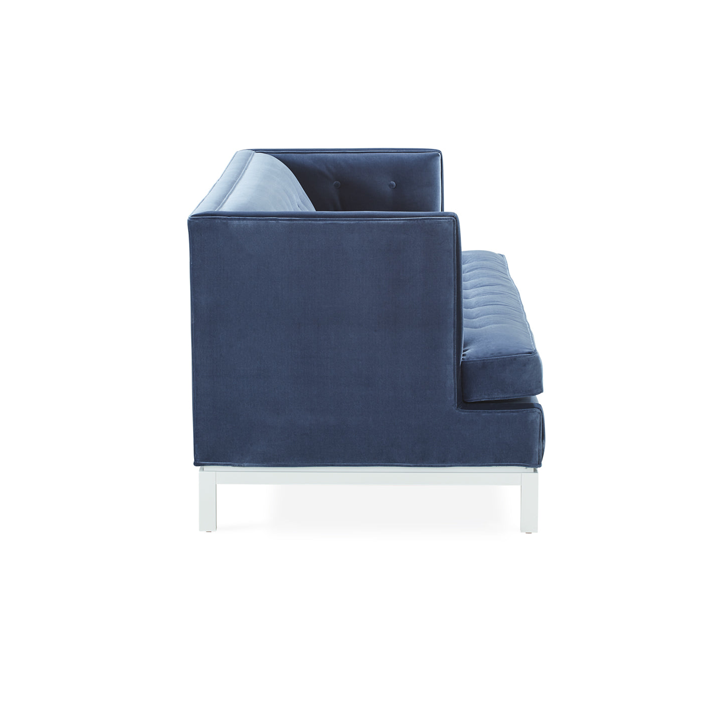 Lampert T Arm Sofa - Modern Mid-Century Design, Upholstered Fabric, Comfortable Living Room Furniture for Home, Office & Lounge Spaces