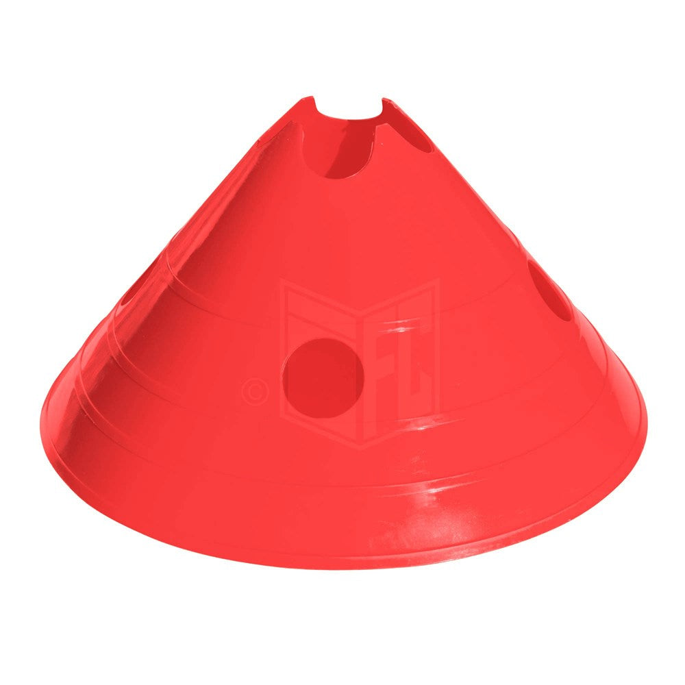 FC 6 Pro Cone - High Visibility Safety Cone with Reflective Strips (Red) - Ideal for Construction Zones, Parking Lots & Roadside Emergencies