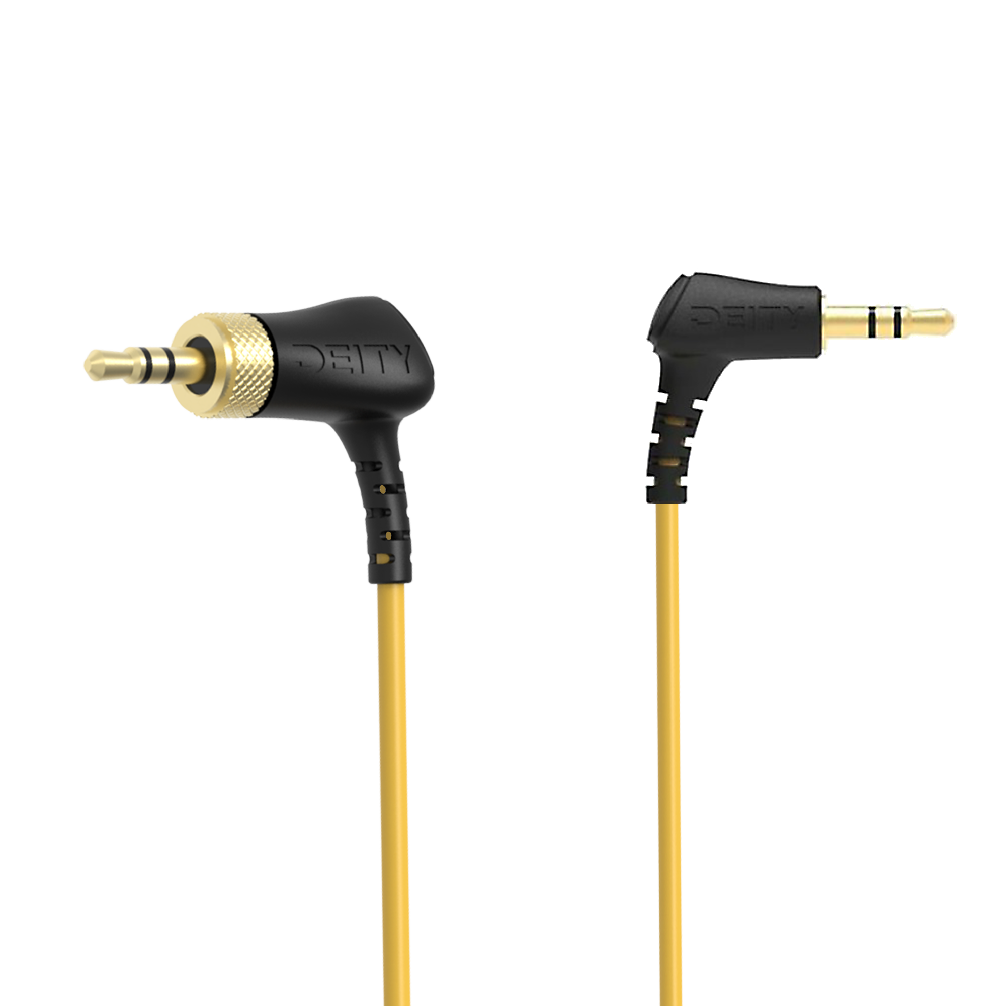 Premium C12 Locking 3.5mm TRS to TRS Audio Cable - Gold Plated Connectors, Secure Connection for Professional Studio Equipment, DJ Mixers & Live Sound Systems
