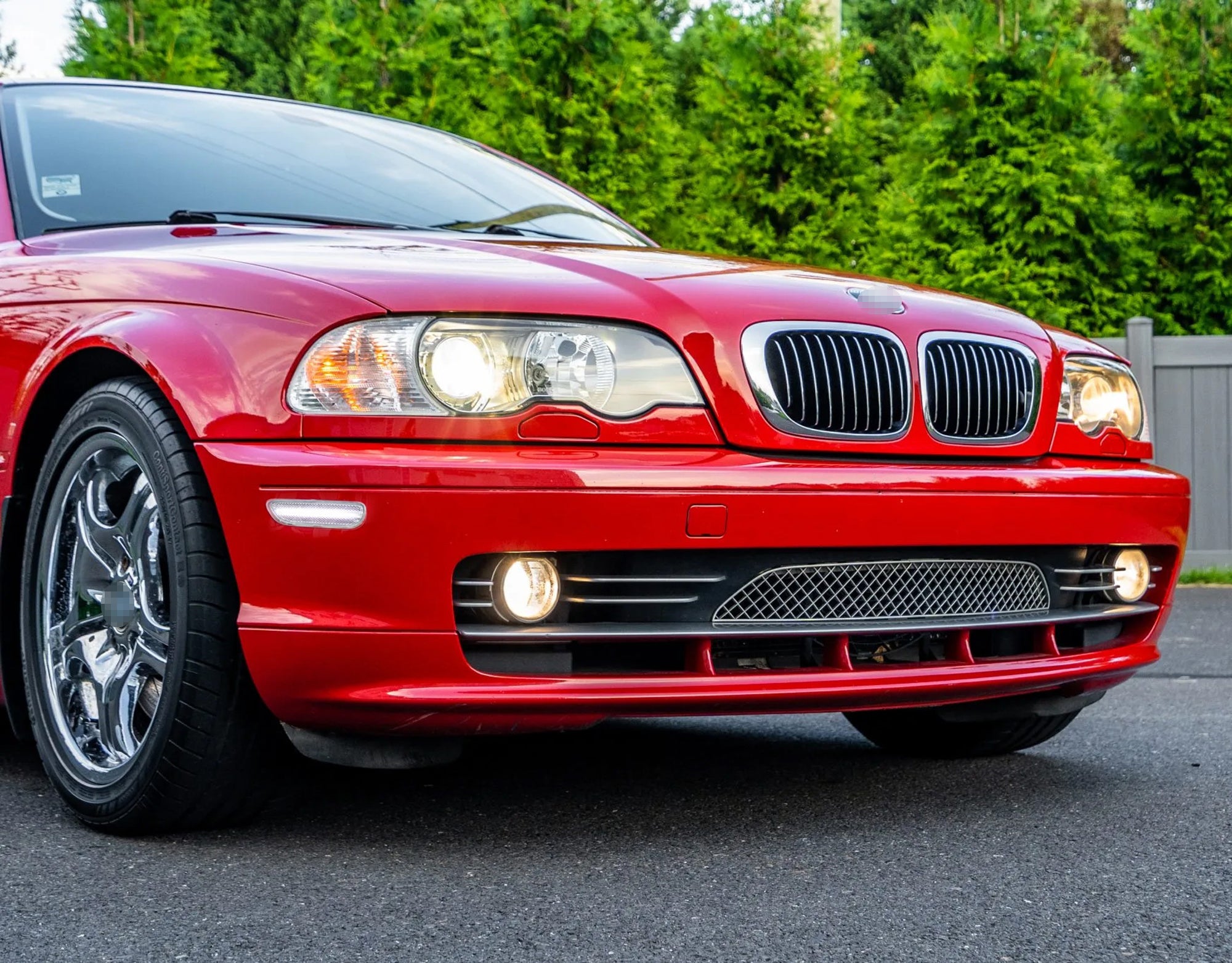 BMW E46 3 Series Coupe 2004-2006 Clear Lens White LED Front Side Marker Lights Replacement - Upgrade for Enhanced Visibility & Style (Perfect for Night Driving & Car Customization)