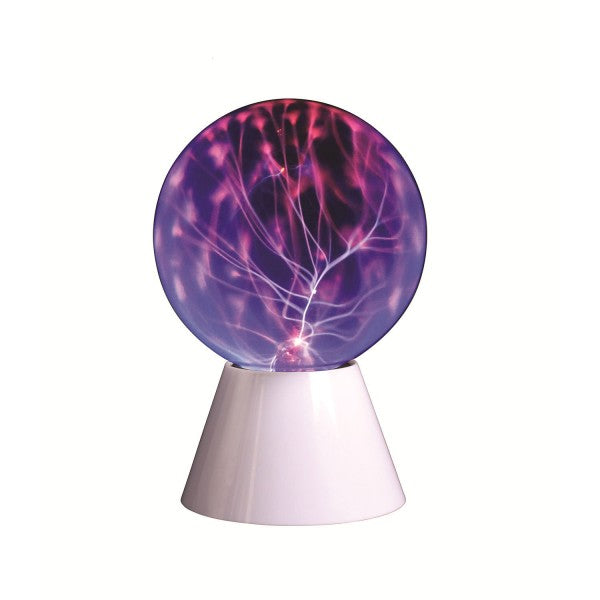 Heebie Jeebies Tesla Plasma Ball Lamp - 15cm/6 Inch Touch Sensitive Lightning Globe - Science Desk Decor, Gift for Kids & Adults, Party & Home Decoration
