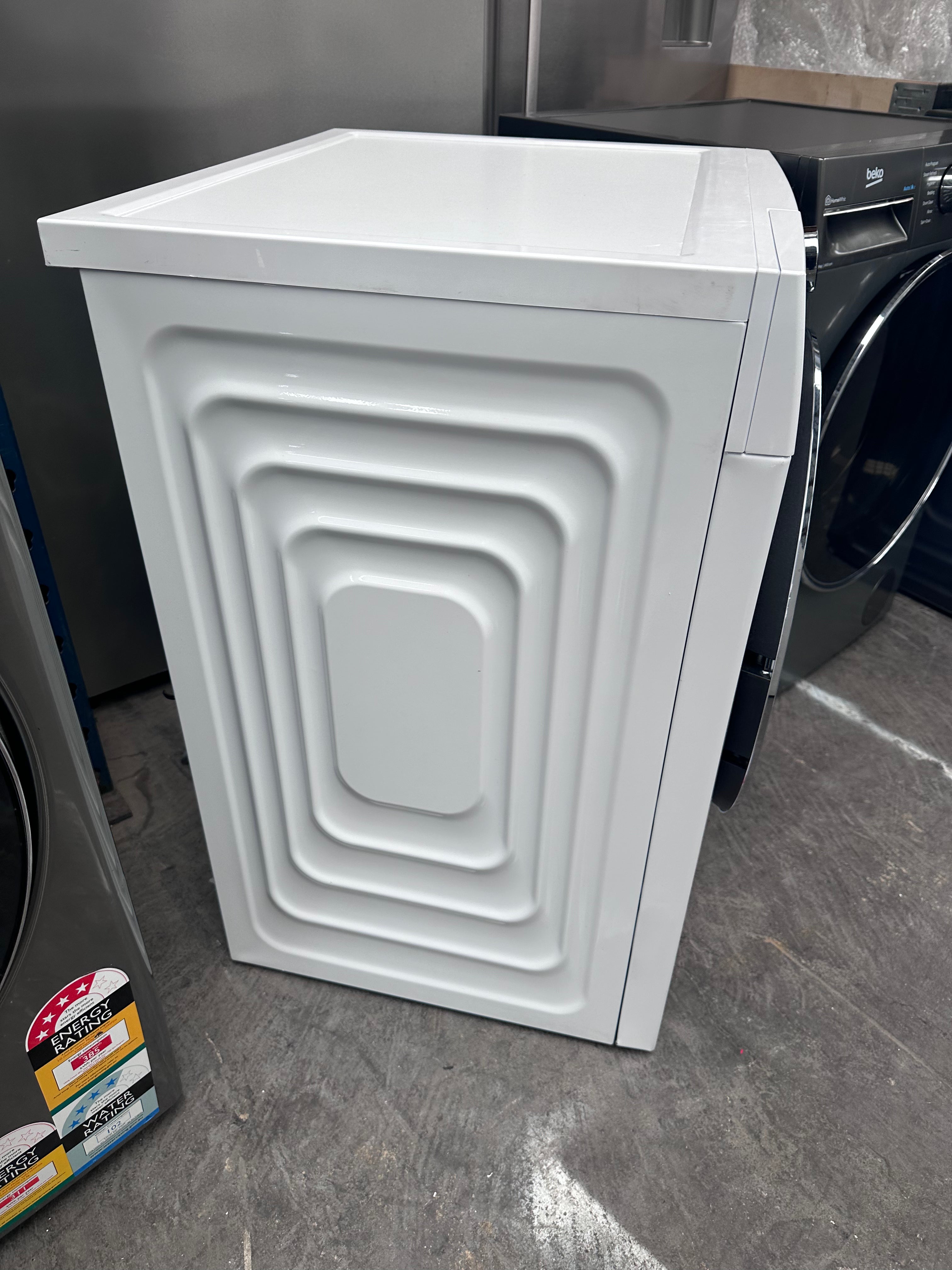 Beko 9kg Autodose WiFi Connected Washing Machine with Steam - BFLB904ADW [Factory Refurbished] - Perfect for Smart Homes & Laundry Rooms