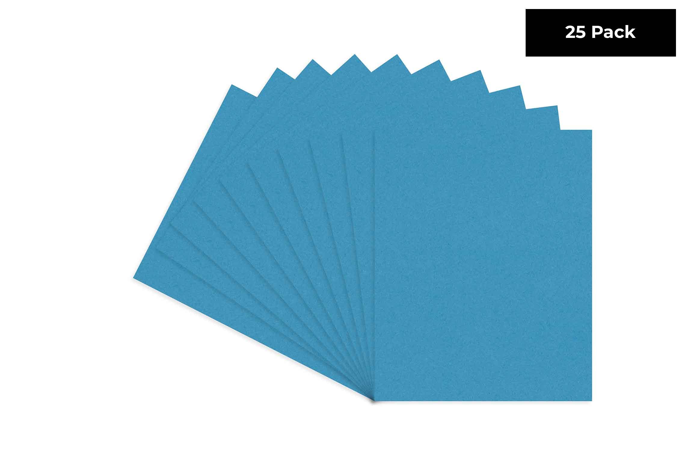 CountryArtHouse Bay Blue Acid-Free 16x20 Backing Board - 25 Uncut Photo Mat Sheets for Framing, Scrapbooking & Art Preservation | Archival Quality Mat Board for Photos, Artwork & Memorabilia