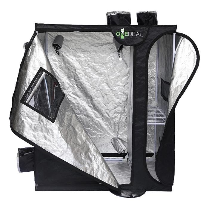 OneDeal VegFlower 4' x 3' x 4 3/4' Hydroponic Grow Tent Kit - Indoor Plant Growing System for Herbs, Vegetables & Flowers - Perfect for Home Gardening, Grow Rooms & Hydroponics Setup