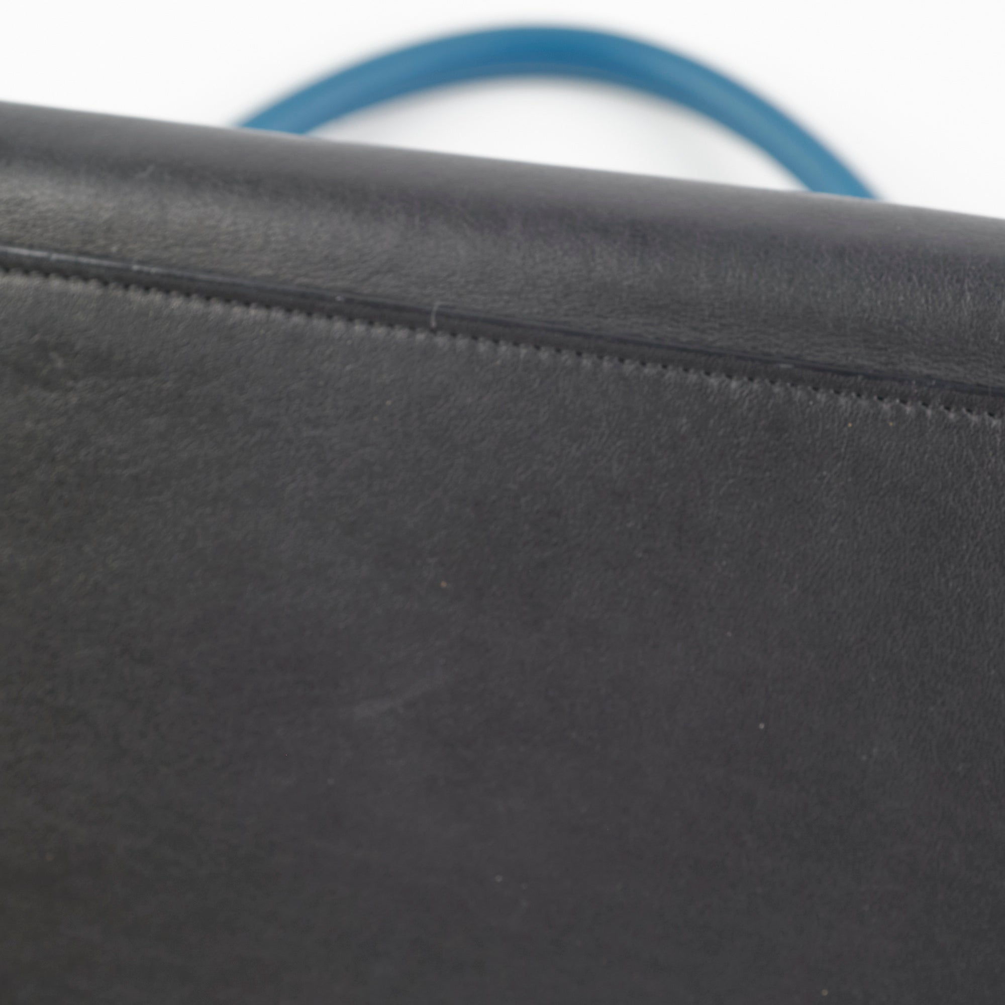 Celine Small Trapeze Handbag in Blue & Black | Luxury Crossbody Bag for Women | Perfect for Work, Travel & Evening Events
