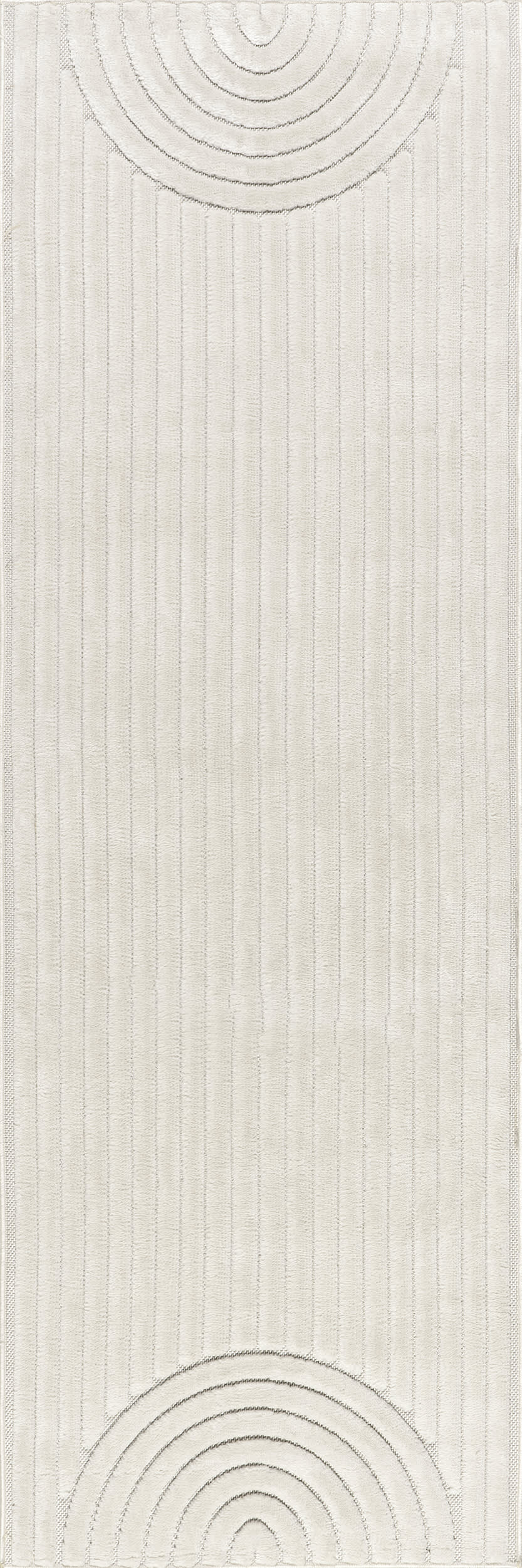 Tana Geometric Indoor/Outdoor Area Rug in Cream - Perfect for Living Room, Patio & Bedroom Decor