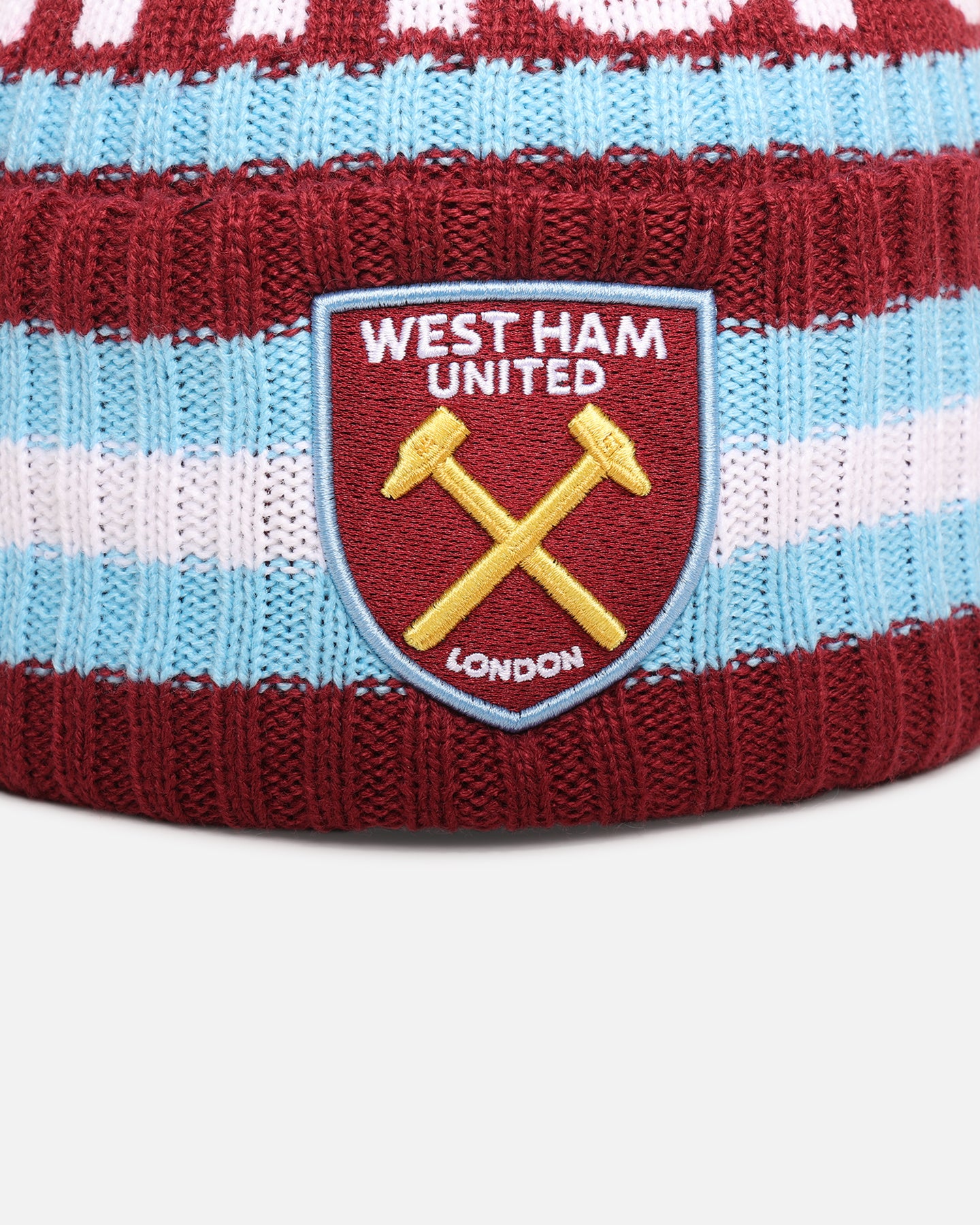 47 Brand West Ham United FC Premier League Supporters Light 47 Cuff Knit Beanie - Cardinal Red Winter Hat for Men & Women - Perfect for Football Games, Cold Weather & Outdoor Activities