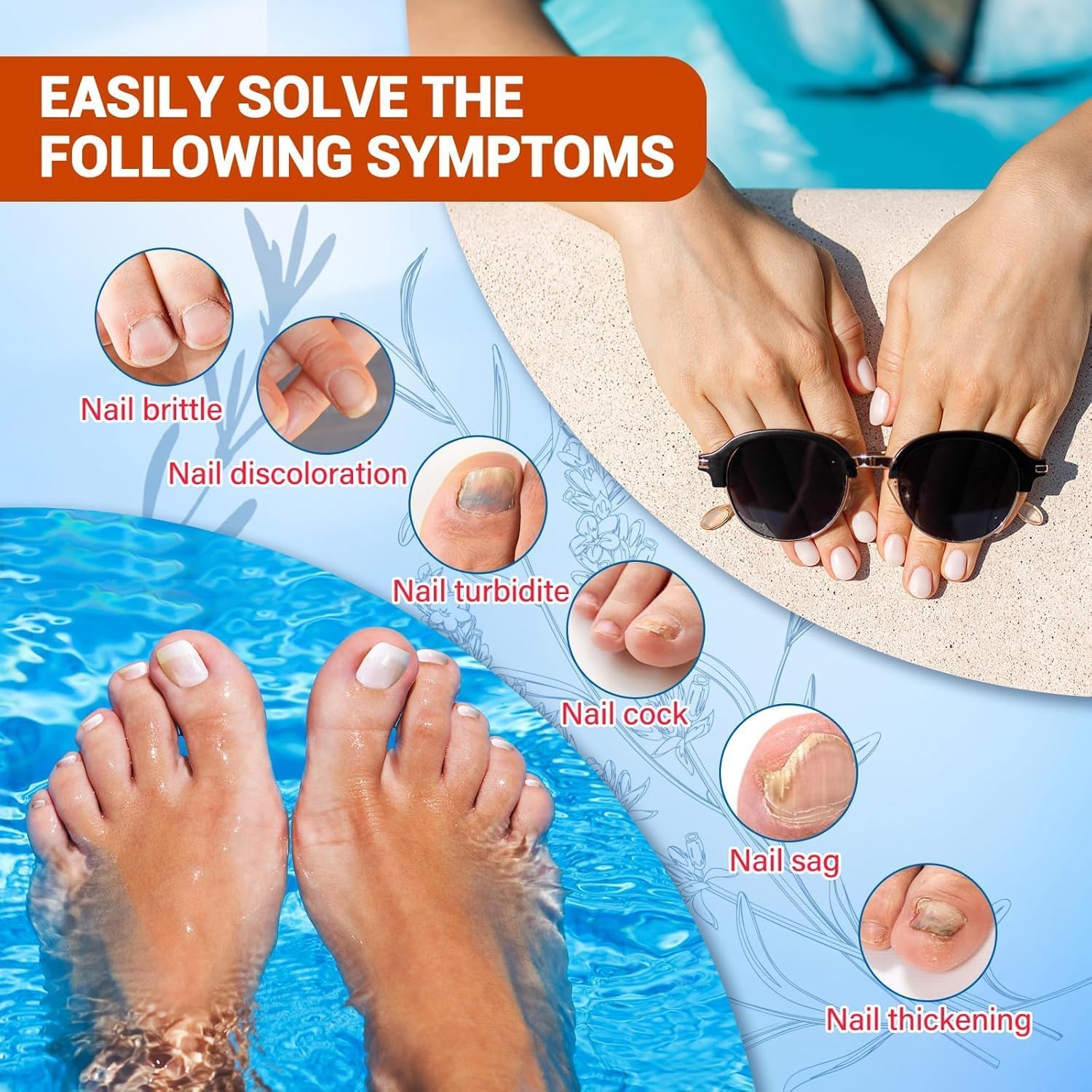 Extra Strength Toenail Fungus Treatment for Fingernails & Toenails - Safe & Gentle Nail Repair Solution with Softener (30ml) - Ideal for Athletes, Swimmers & Pedicure Enthusiasts