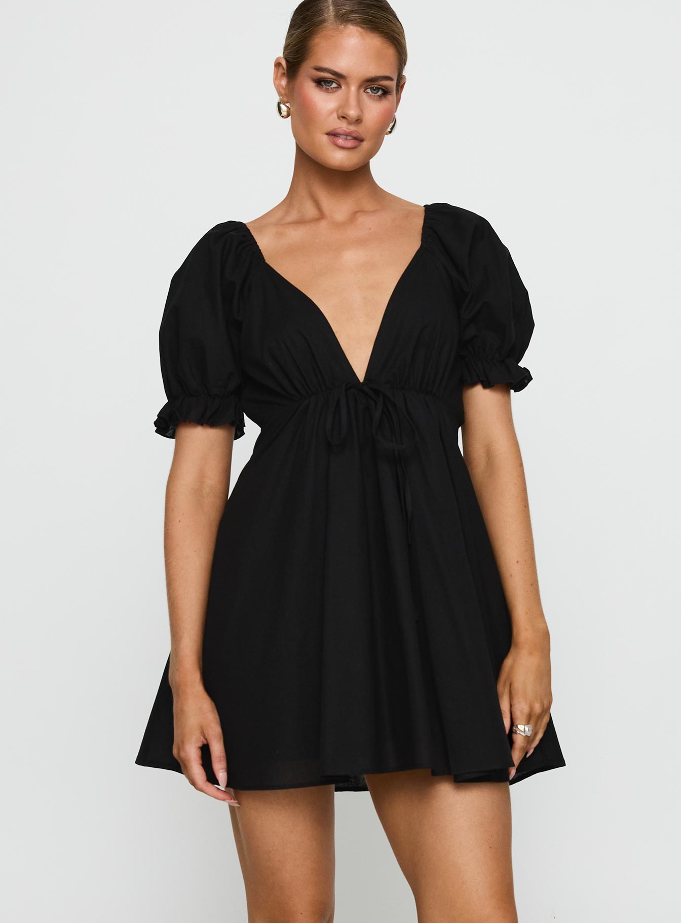 Blissful Mini Dress Black - Elegant & Comfortable Women's Party Dress for Night Out, Date Night, and Special Occasions