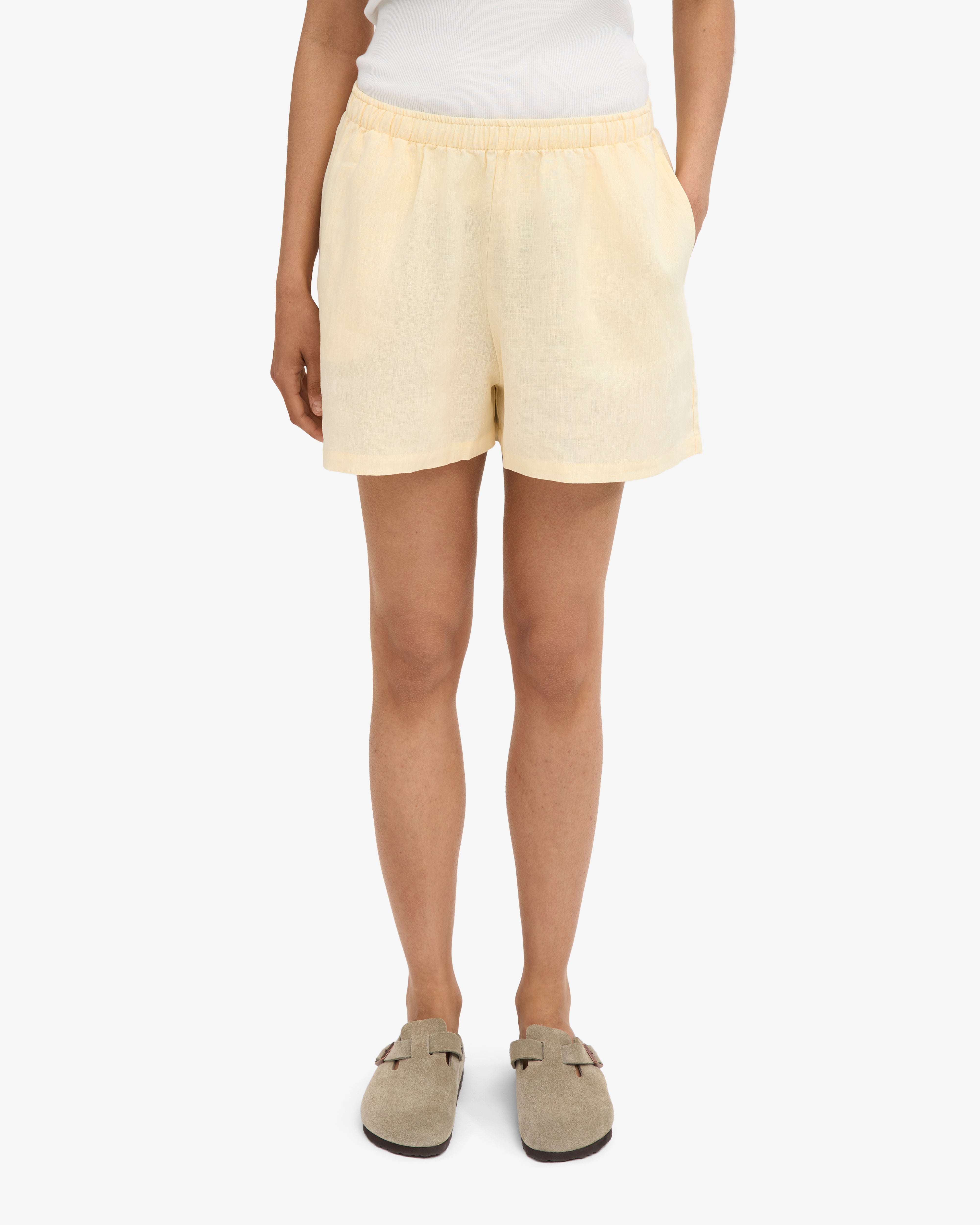 Breathable Linen Shorts for Men & Women | Pacific Blue | Perfect for Summer, Beach, and Casual Wear