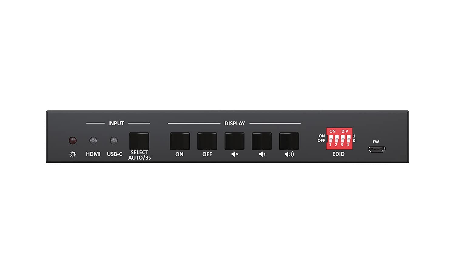 BZBGEAR 2-Port 4K UHD KVM Switch with HDMI, USB-C & USB 3.0 - BG-PS21-4K | Perfect for Home Office, Gaming & Multi-Device Presentations