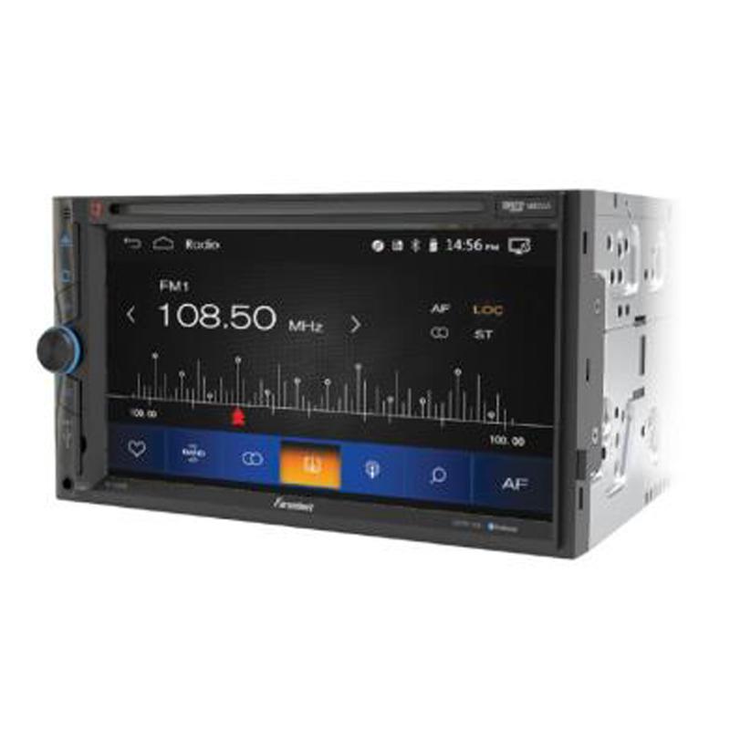 Farenheit TI.702HB 2 DIN 6.2 Inch LCD Touchscreen Car DVD Player with Bluetooth, USB, AUX - Perfect for Car Audio Upgrade & Road Trips