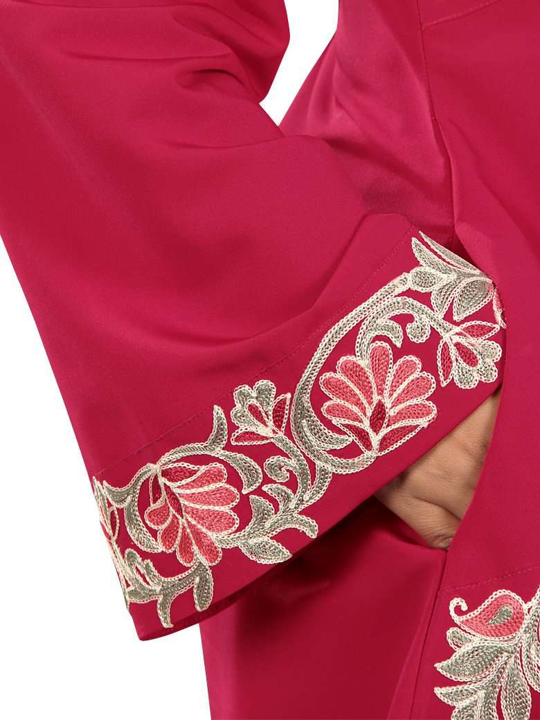 Fatimah Rose Pink Islamic Tunic - Modest Muslim Women's Dress for Prayer & Daily Wear