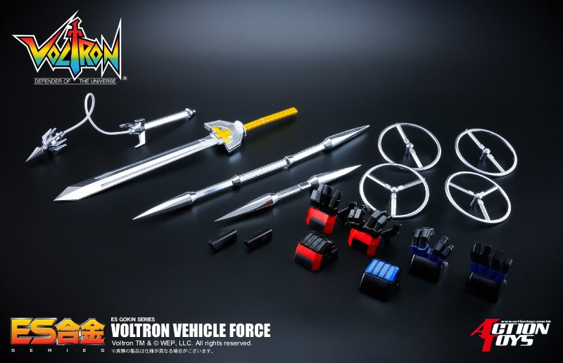 Voltron: Defender of the Universe ES-26 Die Cast Action Figure - Premium Collectible Metal Robot Toy for Display & Play | Perfect for Anime Fans & Action Figure Collectors