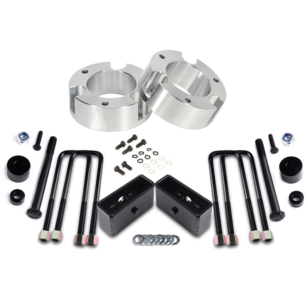ROADFAR 2-3 Inch Front Leveling Lift Kit & 3 Inch Front / 2 Inch Rear Lift Spacers for Toyota Tacoma 2.7L 2005-2020 Models - Off-Road Suspension Upgrade for Better Ground Clearance & Towing Performance