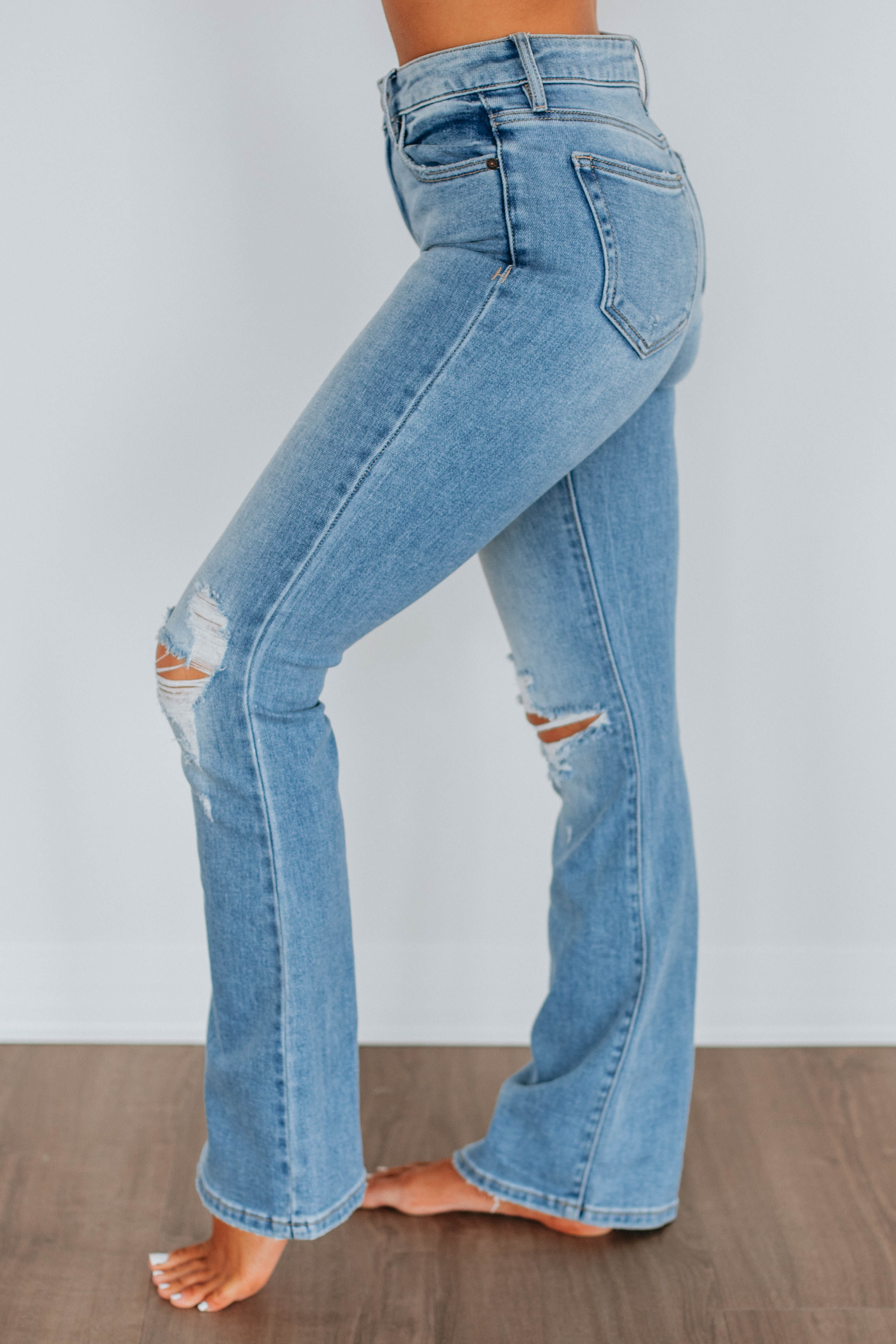 Stylish Happi Hidden Jeans - Medium Wash Denim Pants for Women | Perfect for Casual Wear, Office & Weekend Outfits